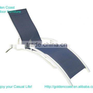 GL-009A Aluminum stackable sun lounger outdoor