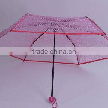 New style crystal POE folding umbrella