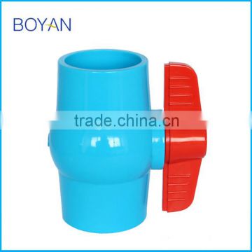 BOYAN ZheJiang TaiZhou Hot Sale In Thailand Plastic Blue Pvc Ball Valve