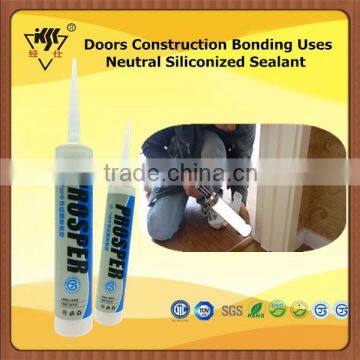 Doors Construction Bonding Uses Neutral Siliconized Sealant