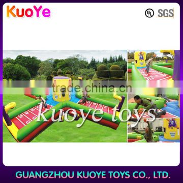 inflatable race games bungee run with basketball hoop,Bungee and Joust Combo inflatable bungee run, inflatable bungee sport game