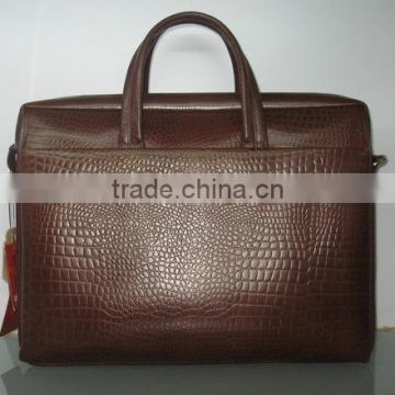 Leather laptop bag