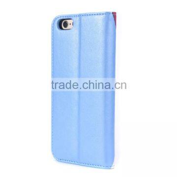 Colorful Spliting Leather Phone Case for IPhone 7 photo-3