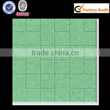 homogeneous green matte finished vitrified tiles 18x18