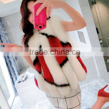 Amazing Design Short Fur Vest / Fox Fur Vest photo-5