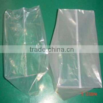 Dustproof And Moistureproof Transparent Square Bottom Plastic Bag