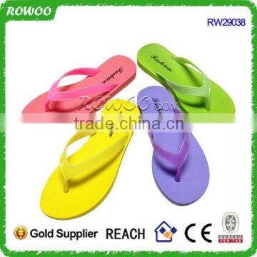 Fancy popular solid color New summer cheap flip flops