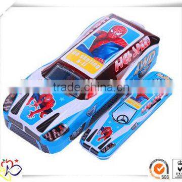 spider man metal car shape pencil box,metal pencil box,metal tin pencil box supplier