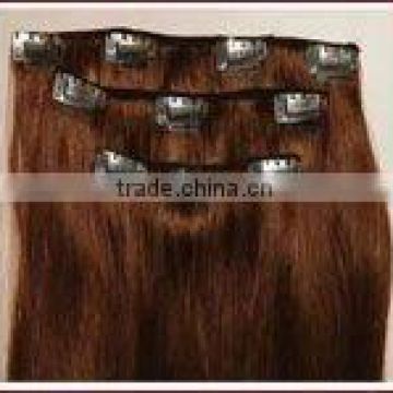 cheap 100% human hair clip in hair extension