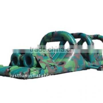 2012 hot sale soldier inflatable obstacle course