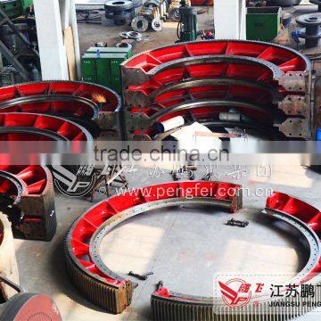 Large girth gear used in cement industry