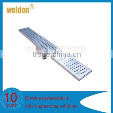 Indoor stainless steel bathroom floor drain