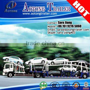 AOTONG Trailer high quality Auto transporter 12 units suvs towing type car hauler trailer for sale                        
                                                                Most Popular