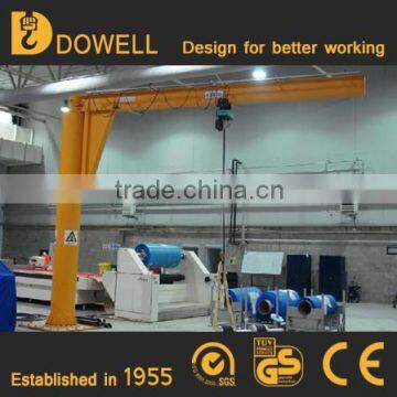 High-Duty Customized 0.25~10 ton free standing 360 degree rotating jib crane