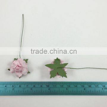 Soft Pink, Small Handmade Mulberry Paper Flower, Wedding Party, Scrap-booking Crafts, Wholesale photo-3