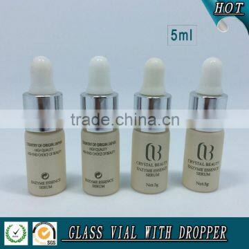 3ML colored glass dropper bottle for essential oil