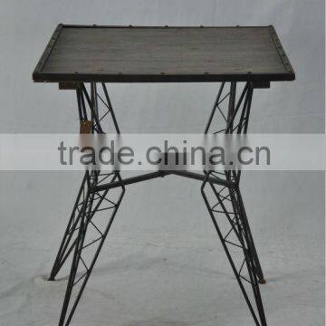 Industrial style living room furniture side table