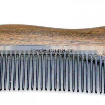 Personal Care Violet Wooden Beard OEM ox Horn Comb photo-3