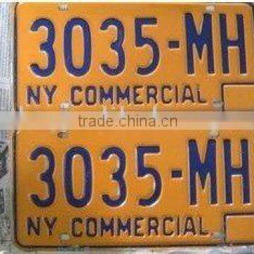 car license plate