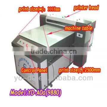 digital inkjet leather printer for suitcase with high definition