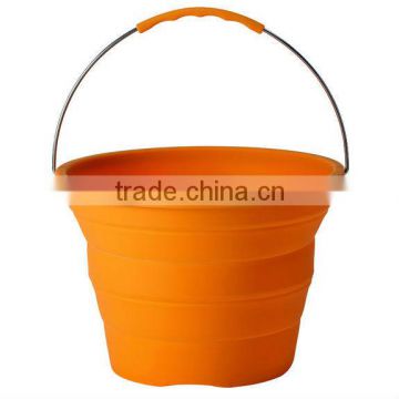 Portable and Eco friendly silicone collapsible ice buckets/silicone beer bucket