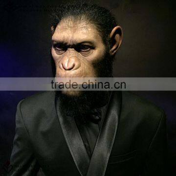 High simulation realistic sculpture of Caesar wax figure