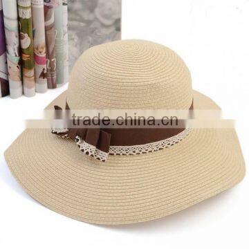 Promotion with custom printed logo good quality custom made panama straw hats