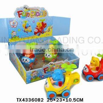 Newest Wholesale Price mini cartoon plane with light and music