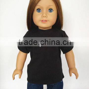 wholesale cotton t shirt jeans pant american girl doll clothes 18 inch                        
                                                Quality Choice