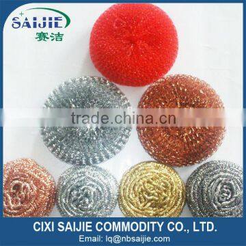 stainless steel scourer,scrubber,gavlanize scourer