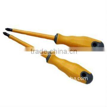 Screwdriver with PVC handle