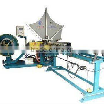 Spiral steel pipe former machine