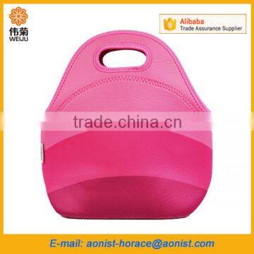 thermal neoprene lunch bag for women kids tote with zipper insulation cooler lunch bag                        
                                                                                Supplier's Choice