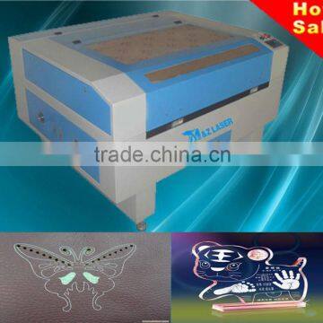 New equipment Low price 100W CO2 Laser engraving cutting machine for leather label jeans advertising gift packaging