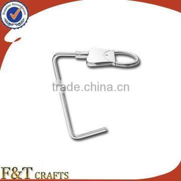 wholesale blank silver shape custom bag purse hanger hook