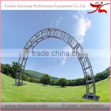 Handsome aluminum curved roof truss