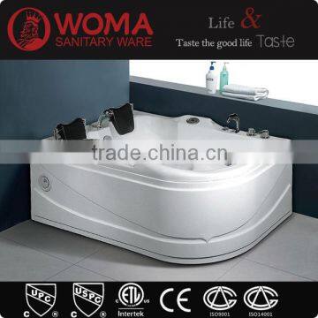 Rectangular indoor spa massage hot tub