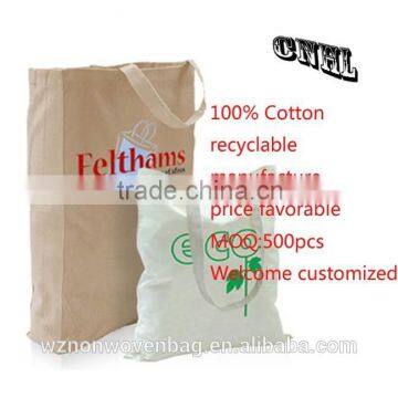 recycle promotional cotton cloth bag