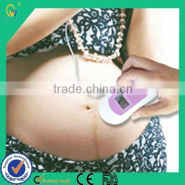 Low Frequency Handheld Cheap Baby Sound B Fetal Doppler with LCD Display for Pregnant Women