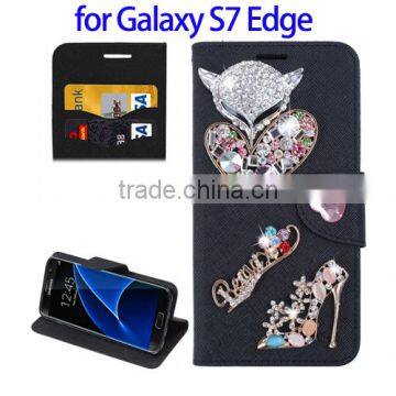 Top selling cover case for samsung galaxy s7 Edge, diamond Case for S7 Edge