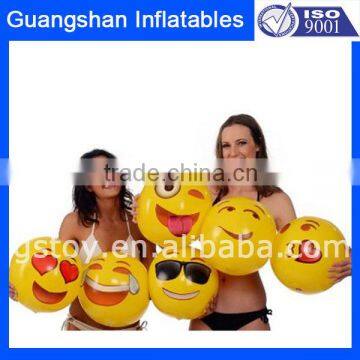 Swimming Pool Fun Inflatable Emoji Beach Ball