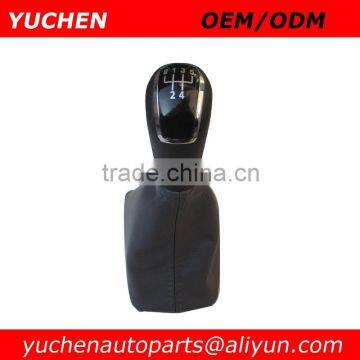 YUCHEN Car Shift Gear Knob With Black/Silver Caps For Audi A4L 08-12/A4R10-/A4Q08-12;13-/A5CA10-11;12-/A5CO08-11/AQ5 09-12 photo-2