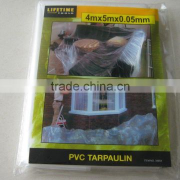 Waterproof dust sheets with 100% virgin material