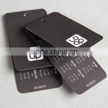 Paper Hangtag With Size for Driving Overcoat photo-5