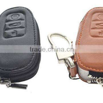 3 Button Car Genuine Leather Smart Remote Key Shell Case Cover For Audi A1 A3 A4 A6 A5 A7 A8 Q3 Q5 S5 S6 RS TT photo-3