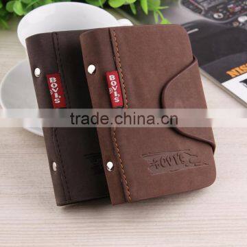 leather business card holder/leather id card holder/cheap business card holder