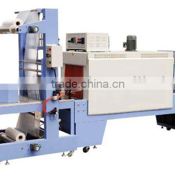 automatic PE film shrink wrapping machine/PE shrinkable film sleeve shrink wrapping machine