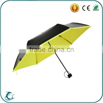 2016 hot selling good quality sunproof 3 fold gift rain umbrella