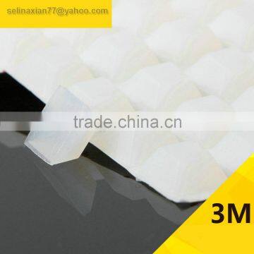 12.7*12.7*6mm Square Self Adhesive Transparent Anti Slip Bumpers Silicone Rubber Feet Pads High Sticky Shock Absorber photo-2