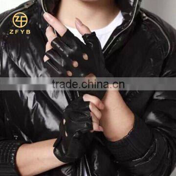 fashion cool fingerless wholesale men dance sequin gloves